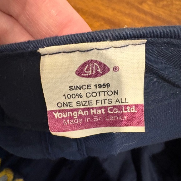 Navy Blue SS-2000 Embroidered Baseball Cap Dad Hat One Size Fits All Cotton - Picture 6 of 7